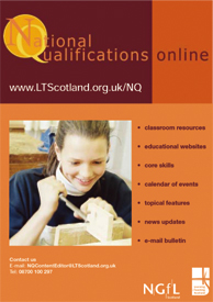 Image of the front cover of NQ Online factsheet