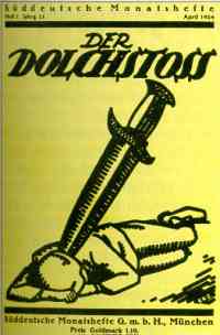 [Zeitschrift: "Der Dolchstoss" Süddeutsche Monatshefte, 1924]